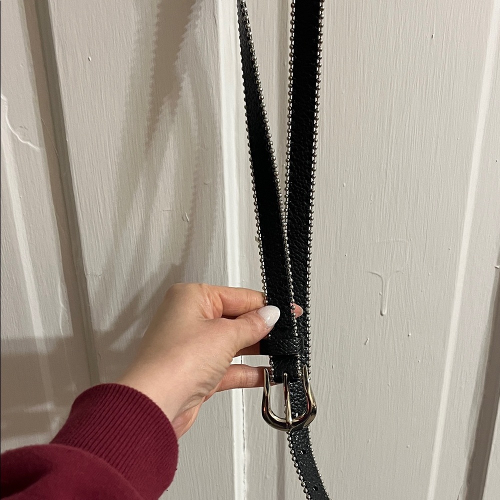 5 for $25! Black Belt with Silver Buckle